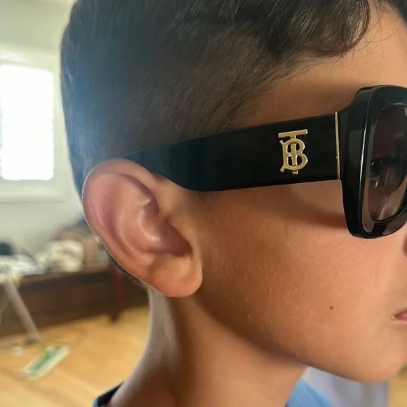 Burberry Black Oversized Sunglasses